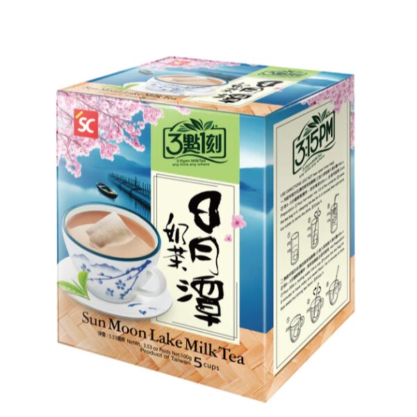 台湾の三點一刻日月潭ミルクティー
